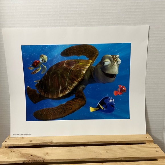 Disney Pixar Finding Nemo 2003 Lithograph Artwork Print Set Limited Edition - Picture 6 of 9